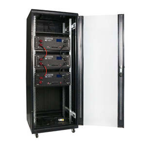 Gabinete de Baterías para Interiores de 19 Pulgadas y 32U, de Acero SPCC con Recubrimiento en Polvo, Protección IP20, para Almacenamiento de Energía - Product Image 1