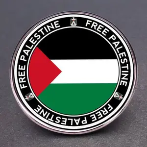 הסיטונאי palestine lapel חופשי גברים נשים בגדים סיכה מתכת סגסוגת אבץ סגסוגת דגל palestinian דגל