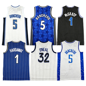 Camiseta de Baloncesto Retro Cosida de Paolo <span class=keywords><strong>Banchero</strong></span>, Shaquille O'Neal, Penny Hardaway y Tracy McGrady, Venta Caliente 2026, Tallas S-2XL para Hombre - Product Image 1