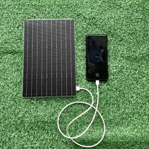 Módulo de Carga de Panel Solar Flexible, Generador Fotovoltaico Portátil para Cargador de Teléfono y Banco de Energía para Exteriores - Product Image 6