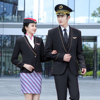 Uniformes de pilotes, hôtesses de l'air et personnel de cabine, nouvelle collection 2026, design personnalisé et tendance