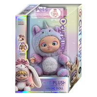 En gros, plusieurs modèles de jouets en peluche lumineux musicaux, poupées animales personnalisées avec visage en vinyle et dos en plastique, pour enfants unisexe de tous âges