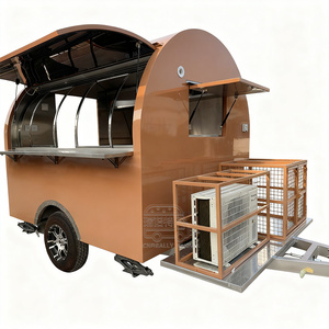OEM ODM Pretzel <b>Trailer</b> Restaurant Quality Smoothie Truck Full Kitchen Food Cart - Product Image 1