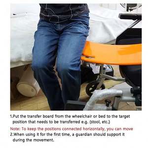 Dispositif d'aide à la glissière du patient, carte de transfert du patient Abs du lit au fauteuil roulant, carte de transfert à glissière - Product Image 3