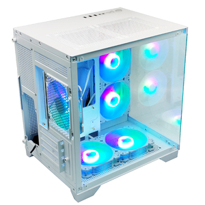 Manmu <span class=keywords><strong>Computer</strong></span> gehäuse PC Gehärtete Glasscheibe Micro-Atx Game Case Gaming <span class=keywords><strong>Computer</strong></span> gehäuse CPU-Schrank - Product Image 3