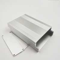 Boîtier en aluminium extrudé sur mesure 150*145*54mm, boîtier d'alimentation pour électronique, boîtier de projet en métal pour PCB