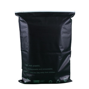 Custom Biodegradable Frosted Matte Ziplock Oem Waterproof Bag Zipper Plastic Zip Packing Bag For Clothing