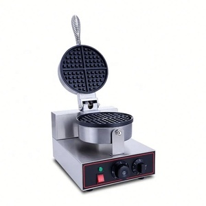 Nouvelle machine à gaufres en acier inoxydable électrique commerciale avec commande tactile, légère et portable pour les restaurants - Product Image 5