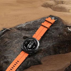 Schnellwechsel Edelstahl Metallverschluss Lederbänder 22mm 26mm für Garmin Fenix 8/7/6/5 7x/6x/<span class=keywords><strong>Epix</strong></span> Pro - Product Image 5