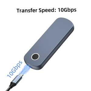 Xách tay 10gbps tốc độ cao M.2 SATA SSD NVMe bao vây bên ngoài ổ cứng với chức năng nhận dạng vân tay cho máy tính xách tay - Product Image 2