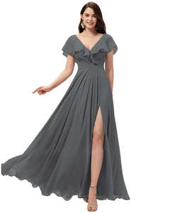 Lussuoso abito <span class=keywords><strong>da</strong></span> sera pulito a secco elegante abito lungo Design perfetto per eventi formali <span class=keywords><strong>e</strong></span> occasioni speciali - Product Image 4