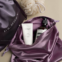Sacs cadeaux en satin avec cordon de serrage personnalisés PandaSew, pour parfums, vêtements, bijoux, etc.
