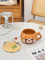 Tasse de chapeau magique mignon de conception originale avec la tasse de chat de dessin animé de couvercle