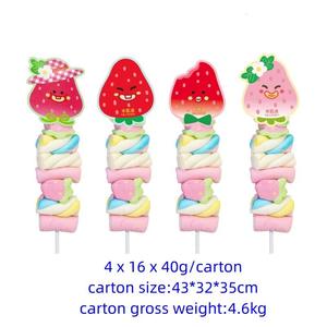 Hình <span class=keywords><strong>d</strong></span>ạng hoạt hình sáng tạo kẹo marshmallow kẹo marshmallow rang thanh kẹo trẻ em kẹo Snack giấy chứng nhận HALAL làm bằng tay 3D - Product Image 6