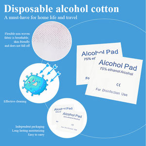 Hochwertige benutzer definierte Alkohol pads Einteilige Verpackung Einweg-Alkohol tücher für den medizinischen und persönlichen Gebrauch - Product Image 3