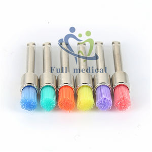 Spazzole Dentali Universali in Nylon Piatto per Lucidatura, 100 Pezzi, Nuovo Colore - Product Image 4