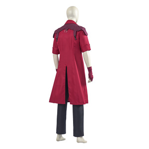 <span class=keywords><strong>Perruque</strong></span> de cosplay DMC 5 Dante, costumes uniformes, déguisement pour hommes adultes, longue veste coupe-vent, gants, tenues de jeu de rôle, costume d'Halloween, costume de carnaval - Product Image 4