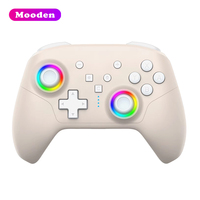 F Wholesale HS-SW2503 Wireless Switch 2 Pengontrol Game Tombol Belakang, Pencahayaan RGB, Fungsi Wake-Up & Performa Stabil