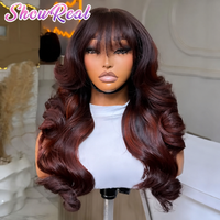 Peluca de Cabello Humano Vietnamita Virgen SDD, Rizos Voluminosos, Densidad 250%, Sin Pegamento, Lista para Usar, Encaje Frontal HD 13x6, Precortada y Predecolorida