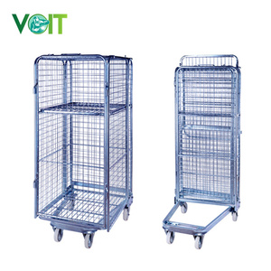 Nhiệm vụ nặng nề ráp kim loại dễ dàng di chuyển dây lưới phân phối CuộN lồng - Product Image 5