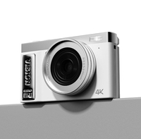 Appareil photo numérique compact Benjie WIFI 4K 64MP à mise au point fixe, écran IPS 3.0, capteur CMOS, 30 filtres beauté, carte SD
