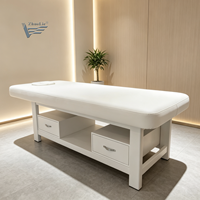 Table de soin esthétique manuelle pour clinique et salon de beauté, fauteuil de cosmétologie, lit de massage facial