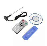 USB 2.0 Digital DVB-T SDR+DAB/AM PM TV Tuner Receiver Stick 1-Year Warranty Android 11 1080p RTL2832U+R820T Aircraft Digital