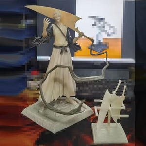 Version de qualité FlyLeaf mille ans de bataille de sang homme de cheveux blancs position de combat Kurosaki ichigo figurines d'anime <span class=keywords><strong>BLEACH</strong></span> - Product Image 5