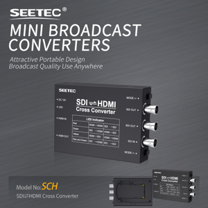 SEETEC SDI/HDMI Cross <strong>Converter</strong> Broadcast <strong>Converters</strong> Design Broadcast Quality Use Anywhere SDI to HDMI and HDMI to SDI Multiple - Product Image 4