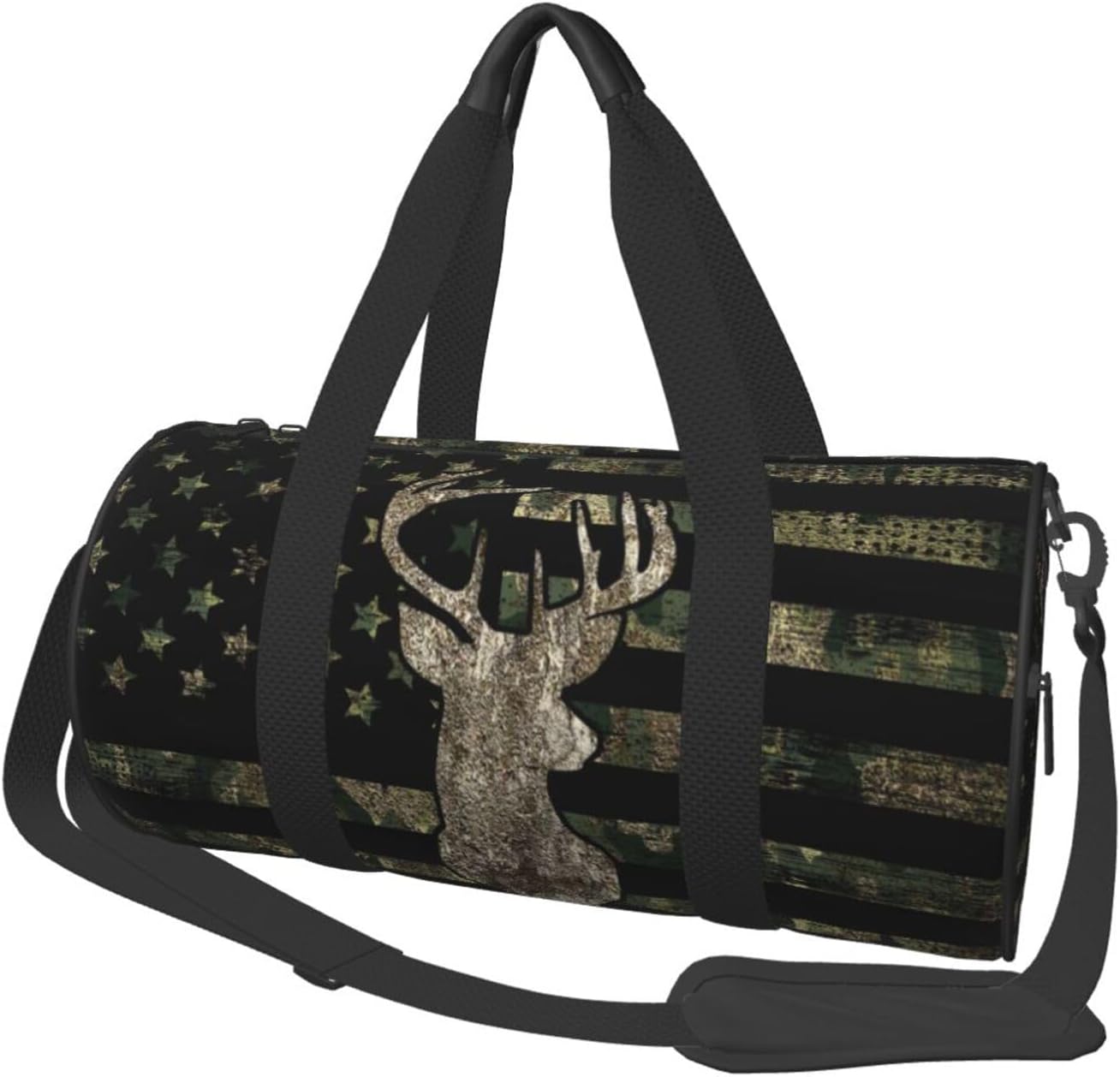 One size-camo camouflage american flag hunting deer