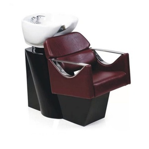 Fauteuil de lavage inclinable avec bac sur pied, assemblé - Product Image 5