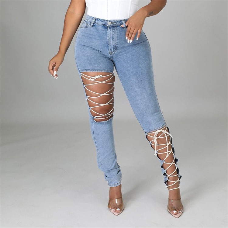Venta al por mayor jeans rotos moda mujer-Compre online los mejores jeans  rotos moda mujer lotes de China jeans rotos moda mujer a mayoristas |  Alibaba.com