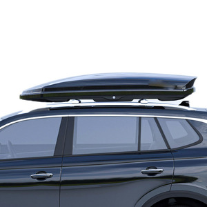 Boîte de toit de voiture 5 places, grande, en plastique, 750 L, pour SUV, avec couvercle de protection pour équipement, bagages et lumière, modèle 1397 mm, pour chien, en carbone - Product Image 4