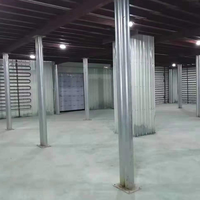 Chambre froide industrielle de grande capacité avec pompe à vide intégrée pour la réfrigération 100