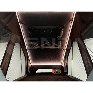 Tente de toit rigide SNDN 4x4 OEM ODM à ouverture rapide, charnière <span class=keywords><strong>en</strong></span> X, <span class=keywords><strong>en</strong></span> aluminium, avec panneau solaire, installation facile - Product Image 6