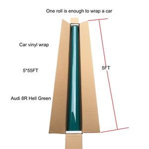 Quick Shipment PET Hell Green Color PPF Car Body Wrap Viny Self-Healing Car Vinyl Covering Film Color-<strong>Changing</strong> Body Roll <strong>Shape</strong> - Product Image 3