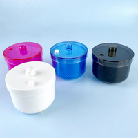 Boîte de désinfection pour fraises dentaires en plastique, avec drainage creux, pour le nettoyage et les consommables dentaires, vente en gros, couleurs bleu, blanc, rose