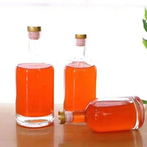 Botella de Vidrio para Vodka, Whisky o <span class=keywords><strong>Mezcal</strong></span>, Proceso Frost, Transparente, 375ml, 500ml, 700ml, 750ml, con Tapón de Corcho - Product Image 6