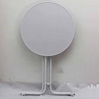 Tables portables pliantes légères, table pliable de 18 pouces, lot de 2, table ronde pliable en plastique