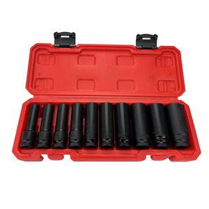 Presa per cannone <span class=keywords><strong>a</strong></span> vento da 1 pollice pesante <span class=keywords><strong>Set</strong></span> da 17 pezzi, Kit di riparazione automatica estesa e ispessita pneumatica esagonale 22mm-70mm - Product Image 6