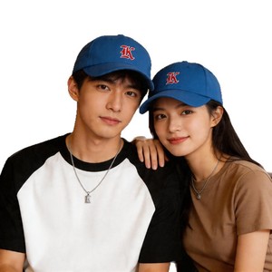 Korean Style <b>Baseball</b> <b>Cap</b> <b>Navy</b> Blue 3D Embroidered Letter Unisex Couple Fashion Duckbill <b>Cap</b> - Product Image 5