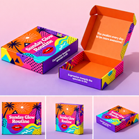Boîte d'emballage cadeau en carton ondulé recyclable avec logo, pour chaussures et vêtements, boîte d'expédition en papier pour petites entreprises