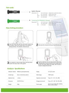 Analyseur biochimique portable mini 2800 pour soins à domicile Konsung - Product Image 5