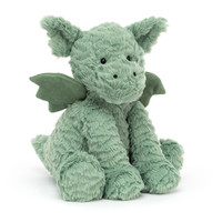 Peluche Jelly Cat Fuddlewuddle Dragon, jouets en peluche de taille moyenne, poupées douces et mignonnes, parfaites pour un cadeau d'anniversaire