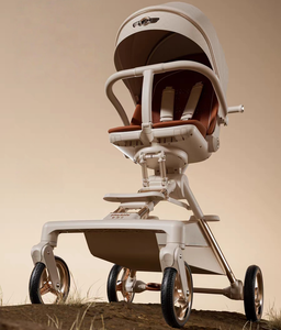 Poussette tout-terrain A8Max de Playkids (modèle tout-terrain)-Siège inclinable, grand panier de rangement, cadre en aluminium - Product Image 6