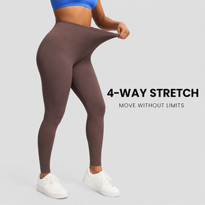 Leggings de Yoga para Mujer, Cintura Alta, Sin Costuras, Elásticos en 4 Direcciones, Control de Abdomen, Levanta Glúteos, Pantalones para Gimnasio, Correr y Entrenamiento - Product Image 4