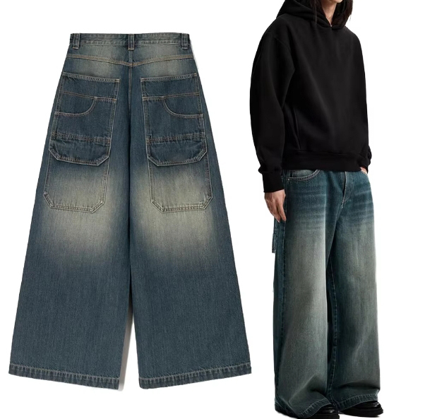 Custom Logo Wholesale Baggy Jeans Street