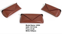 Vente en gros d'étui à lunettes noir de luxe en cuir personnalisé boîte pochette sac ensemble d'emballage pour lunettes de soleil étui pour lunettes de soleil