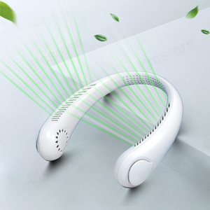 Ventilador <span class=keywords><strong>de</strong></span> cuello portátil para viajes al aire libre, ventilador <span class=keywords><strong>de</strong></span> manos libres sin aspas, plegable alrededor del cuello, <span class=keywords><strong>2023</strong></span> mAh, 4000 - Product Image 1
