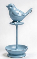 Nouvelle boîte à bijoux mangeoire à oiseaux spéciale rose bleu noir jaune, décoration de table de chevet, jardin, balcon, design oiseau mignon en résine